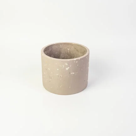 Large pot Μεγάλο κασπώ, μπεζ με πιτσιλιές