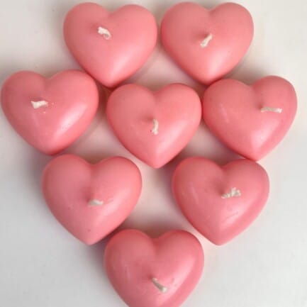 heart candle