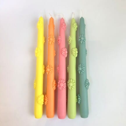 λαμπάδα μαργαρίτες